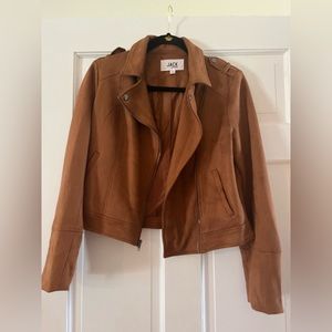 Jack by BB Dakota Suede Bomber Jacket